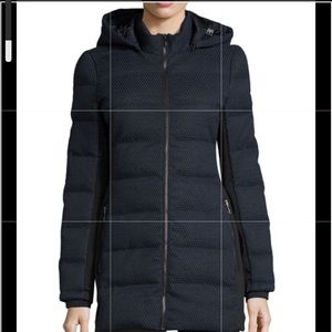 Zac Posen Fiona Jacquard Quilted Puffer Coat